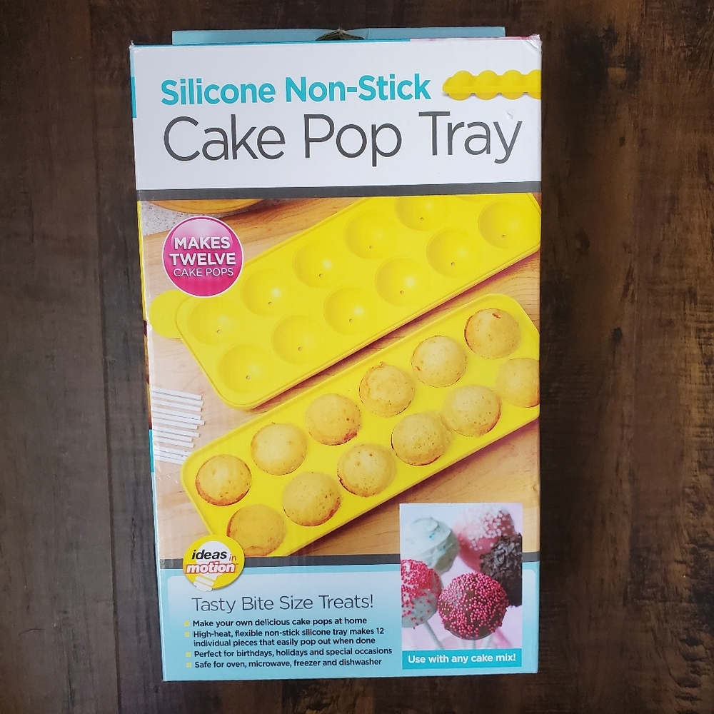 Yellow Silicone Non-Stick Cake Pop Tray
